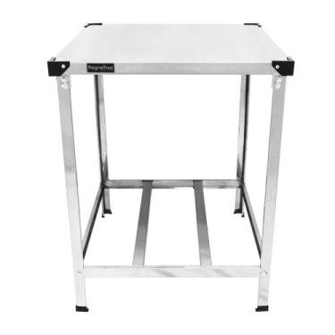 Imagem de Mesa De Serviço 800x600 Inox Confeitaria Açougue Padaria - infinity gr