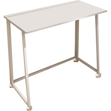Imagem de Mesa do computador, mesa de escrita dobrável com rodas para trabalhador de escritório, alunos, mesa de estudo simples para quarto, sala de estar, dormitório, sala de aula, #2,80 * 45 * 74cm