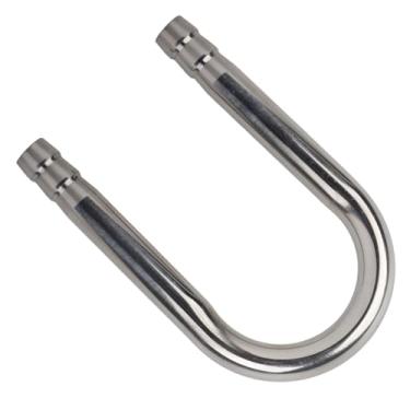 Imagem de Tubo de Forma de Aço Inoxidável U, Materia Premium, Fácil Corrigir, Fabricação Profissional, Conveniente Usar, Conector Tubo Em Forma U para Aquário CO2 Oxigênio (1/3 22-23cm Circonferência da