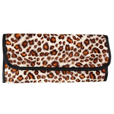 Imagem de Kit KP1-28 com 12 pincéis para maquiagem Macrilan - Marrom, Macrilan