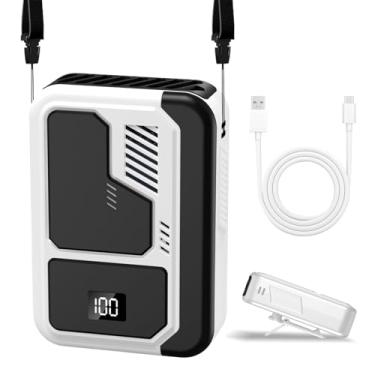 Imagem de Ventilador De Clip Para Cinto - Ventilador De Cinto Para Usar Sob Camisa - Cooler De Ar Com Display Digital, Aparelho Silencioso Com 3 Velocidades Para Pai, Marido, Namorado, Mãe