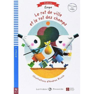 Imagem de Le Rat De Ville Et Le Rat Des Champs - Hub Lectures Poussin - Niveau 3 - Livre Avec Video Multi-ROM
