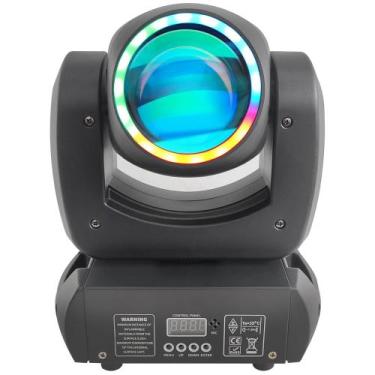 Imagem de Moving Head Beam 100w Led 8 Gobos Cores Prisma Fita Led - Sog