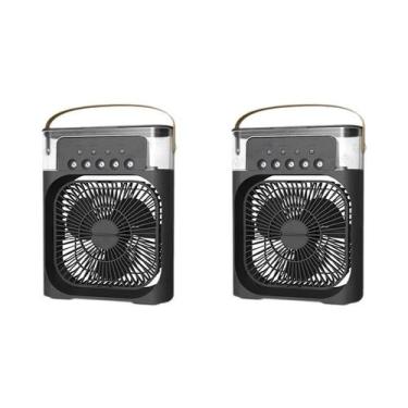 Imagem de Ventilador De Resfriamento Hidráulico Portátil 600ML LED Luz Noturna 3