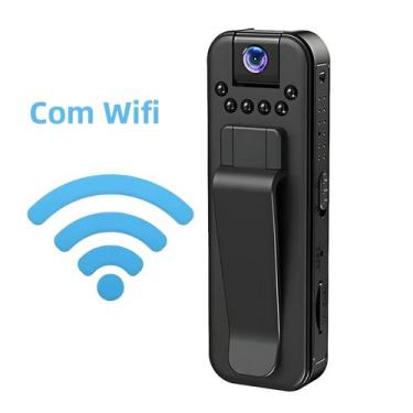 Imagem de Mini Câmera Corporal 1080P Wifi Gravador De Vídeo Digital Portátil Com