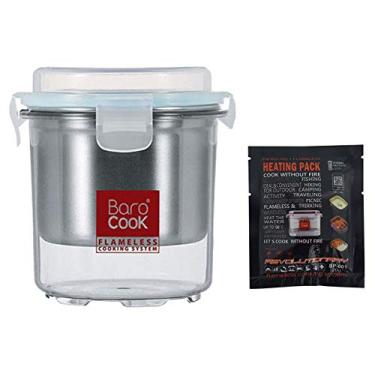 Imagem de BAROCOOK Caneca térmica MRE Travel Cafe e Heat Pack para sua bebida preferida
