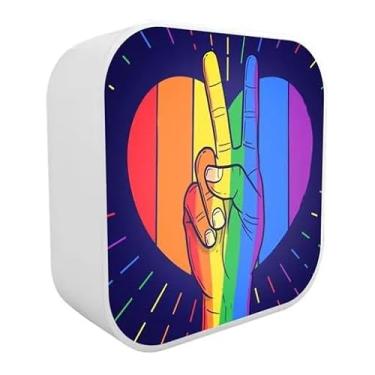 Imagem de Luminária Box Peace and Love