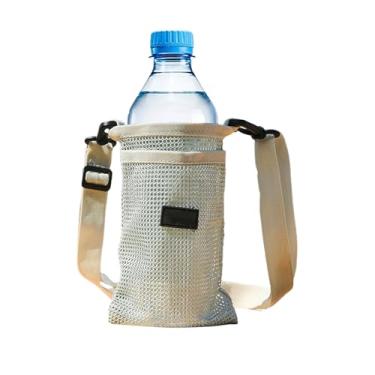 Imagem de Suporte para Garrafa de Água - Pochete para Garrafa com Alça Ajustável - Manga Ajustável Com Cordão Para Copo Em Viagens Caminhada Fitness Acampamento