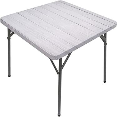 Imagem de Capa de mesa de madeira ajustada, estampa de textura de prancha de madeira, toalha de mesa impermeável interna/externa, sala de jantar de pátio e cozinha, serve para mesa de 122 x 172 cm