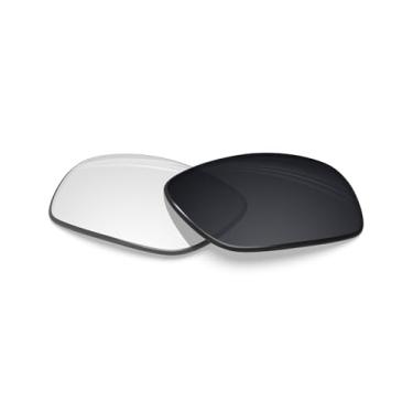 Imagem de BLAZERBUCK Lentes de reposição polarizadas anti-sal para óculos de sol Costa Del Mar Reefton, Fotocromático transparente a preto, 0