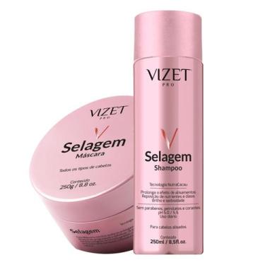 Imagem de Shampoo e Máscara Tratamento Pós Progressiva Vizet