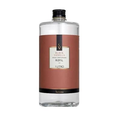 Imagem de Odorizador De Tecidos Agua Perfumada Via Aroma Black Vanilla Refil 1 L
