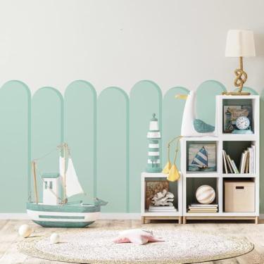 Imagem de Adesivo Estilo Cerca Ripado Lavável Seguro Ideal Para Decoração de Quarto Infantil Menina Menino Escola Brinquedoteca