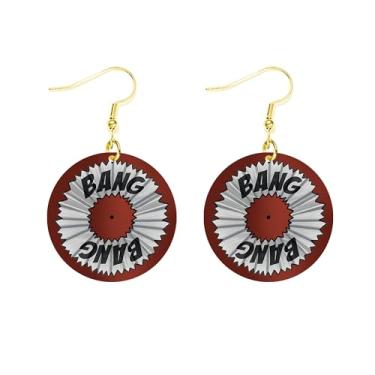 Imagem de Brincos BANG Cowboy Faroeste Cowboy Carter álbum inspirado em turnê para fãs de shows femininos e homens, Small, Metal, em