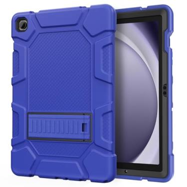 Imagem de Azzsy Capa para Samsung Galaxy Tab A9+ modelo 2023 de 10,9 polegadas (SM-X210/X216/X218), capa protetora resistente à prova de choque de alto impacto, azul