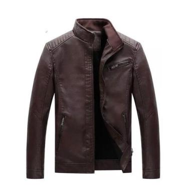 Imagem de Jaqueta Masculina Elegante Slim Moderna Frio Moda Elegante Clássica - 