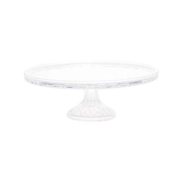 Imagem de Prato Para Bolo De Cristal Com Pé Lys 32cm X 11cm - Wolff