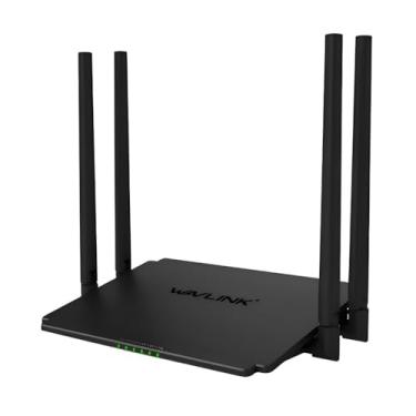 Imagem de Roteador WiFi AC1200 Dual Band, 2.4GHz + 5GHz, Velocidade até 1167 Mbps, 4 Antenas Omnidirecionais 5dBi, Portas Ethernet WAN/LAN