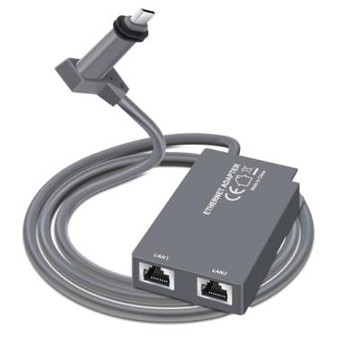 Imagem de Adaptador Ethernet para Starlink padrão atuado Gen 2, 2 portas Starlink GEN 2/V2 adaptador