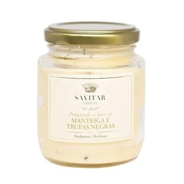 Imagem de Manteiga Fresca Com Trufas Negras Savitar 160 Gr