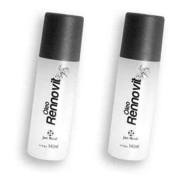 Imagem de Kit 2x Óleo Rennovit 140ml Jan Rose Que Tira Dor No Corpo Estria e Cel