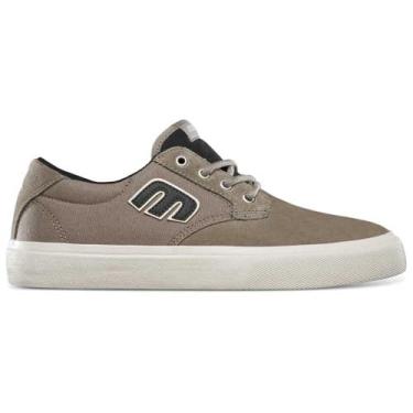 Imagem de Etnies Tênis de skate masculino Barge Plus cano baixo, Cinza quente/preto, 39