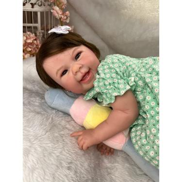 Imagem de Bebê Reborn Menina Corpo Silicone Pode Tomar Banho
