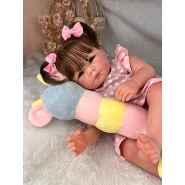 Imagem de Bebe Reborn Menina Princesa Corpo Silicone Pode Tomar Banho