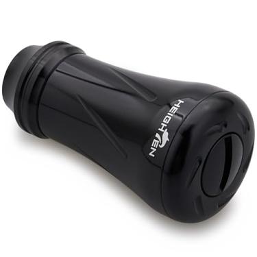 Imagem de HEIGHTEN Puxador de molinete de pesca de 19 mm para Shimano Daiwa Molinete giratório Stradic Vanford Sahara FI Tranx SLX Ballistic Exceler Tatula (19 mm - Preto) (0869)