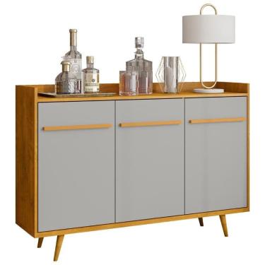 Imagem de Buffet Aparador Sala De Estar 135cm Nick Naturalle-off B02 - Mpozenato