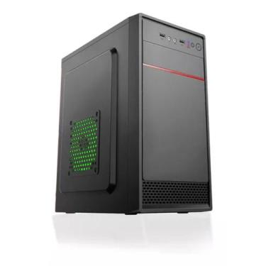 Imagem de Gabinete Pc Micro Atx Xway 01127 Fonte 500w Cooler Fan 120mm, Verde