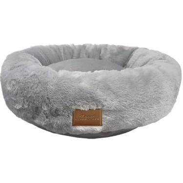 Imagem de Cama Nuvem Pelúcia Cinza para Cães e Gatos Fábrica Pet (Pequeno)