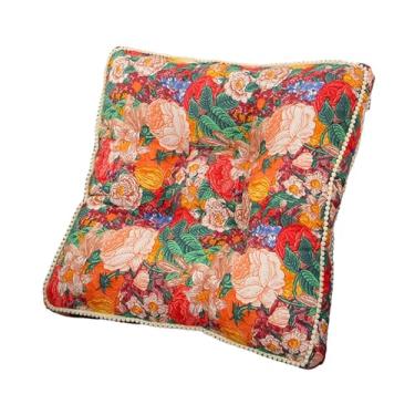 Imagem de Ｂｅｓｇａ Almofada para assento de cadeira quadrada 40x40 cm, canto de leitura interno, sala de estar, almofada de chão para lareira, cadeiras de jantar, Style C