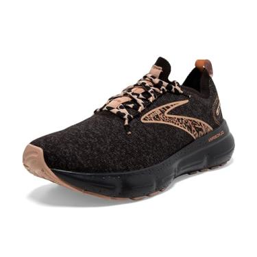 Imagem de Brooks Tênis de corrida feminino Glycerin StealthFit 20 neutro, Preto/ébano/bordo, 12