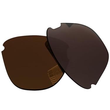 Imagem de Acefrog Lentes de reposição polarizadas de 1,5 mm para óculos de sol Oakley Frogskins Lite OO9374 63 mm, material atualizado, resistente a impactos - Marrom bronze polarizado - 1,5 mm