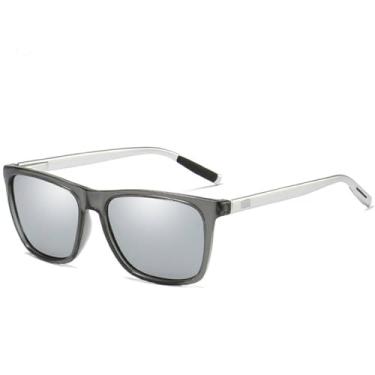 Imagem de Óculos de sol clássicos de alumínio e magnésio com dobradiças de mola, polarizados, masculinos e femininos, vintage, óculos de direção UV400, HD4, BH01