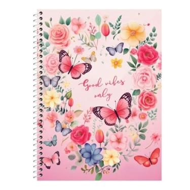 Imagem de Caderno Matérias 200 Folhas Borboletas(Chérie 4)