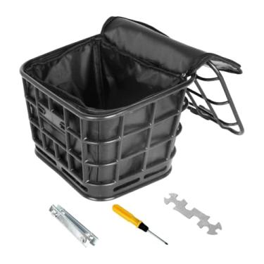 Imagem de Deevoka Cesta de bicicleta elétrica, suporte de carga para bicicleta, cesta de bicicleta para ciclismo, com Bolsa de Forro