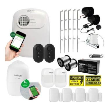 Imagem de Kit Segurança Intelbras 2 em 1 Alarme ANM 24 NET e Cerca Elétrica XEL 