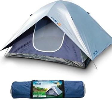 Imagem de Barraca De Camping Para 4 Pessoas Impermeável - Azul