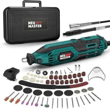Imagem de Ferramenta rotativa NEU MASTER 180W com 160 acessórios 10000-35000RPM,