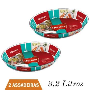 Imagem de Assadeira Refratário Vidro 3,2L Marinex Assados Nadir- 2Un - NADIR FIG