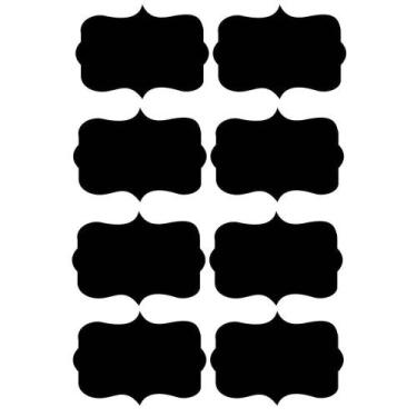 Imagem de Etiqueta chalkboard labels 8 un Kit