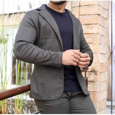 Imagem de Blazer Masculino Slim Esporte Fino Elastano Premium  - DRAGONFLY / DEB