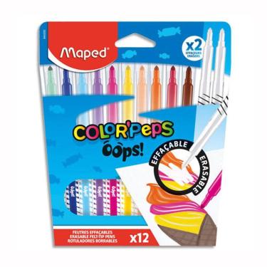 Imagem de Caneta hidrográfica Color`Peps Oops com 12 cores - Maped