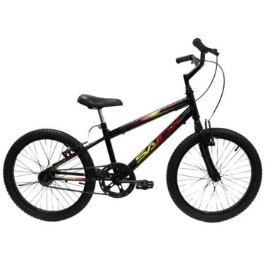 Imagem de Bicicleta Aro 20 Bike Infantil Saidx Premium Feminina E Masculina Preto Verme Amare