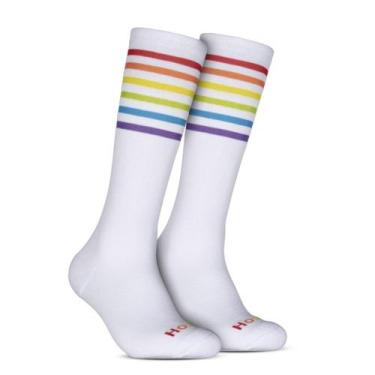 Imagem de Meia Cano Longo Branco Hoahi - Pride, Branco, 39/43