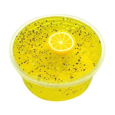 Imagem de Frutas 60ml Lemon Squishies Mud Slime Putty Perfumado Stress Clay Slud