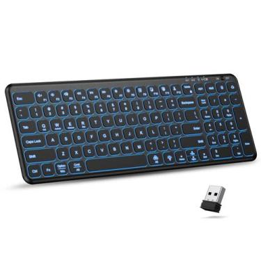 Imagem de Teclado sem fio Omikamo Multi-Device 2.4G e Bluetooth
