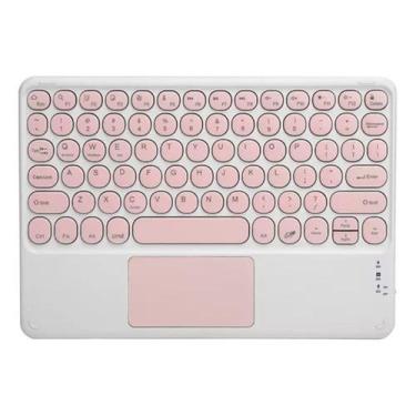 Imagem de Teclado sem fio genérico EXCELENTE DESIGN Recarregável Rosa - Lightbek